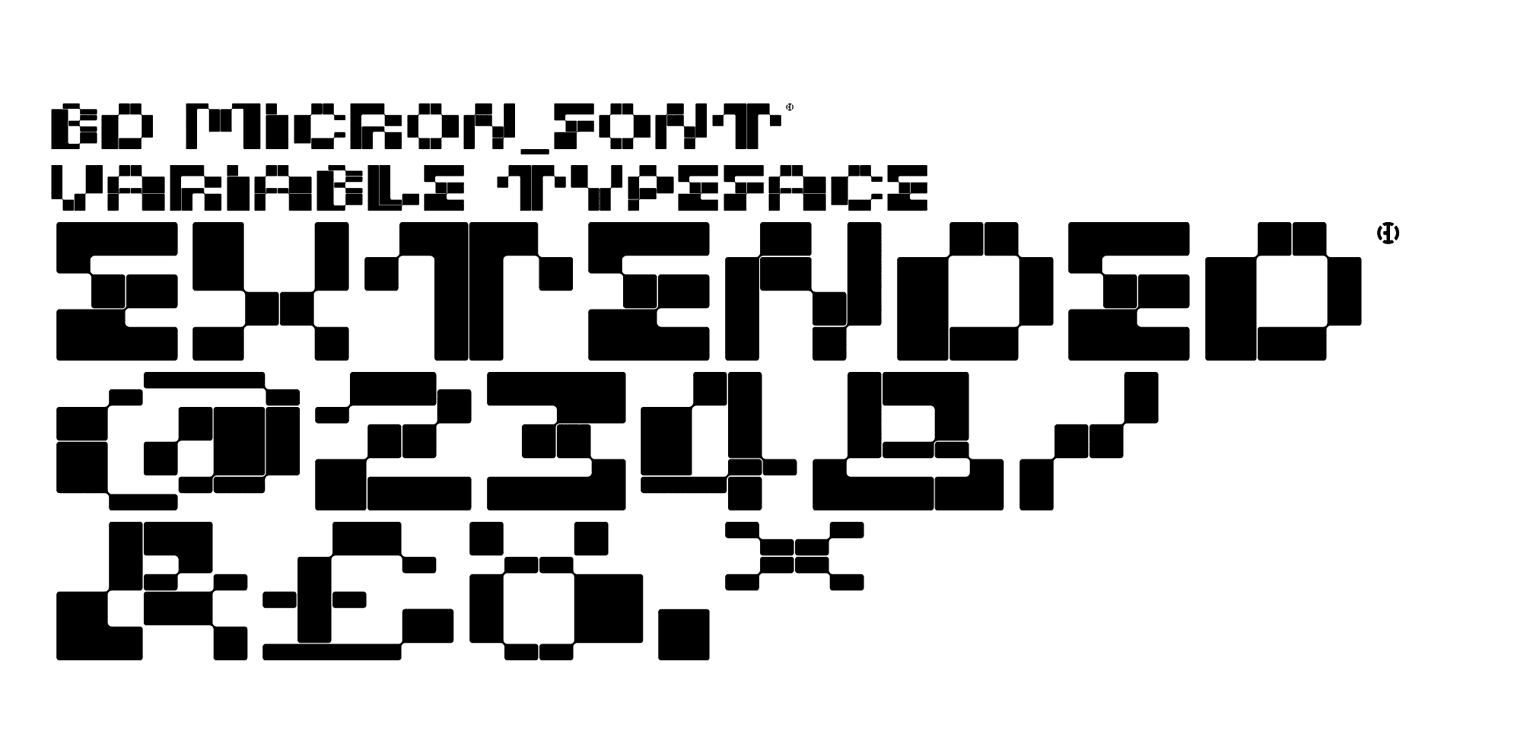 BD MicronFont  (variable font)
