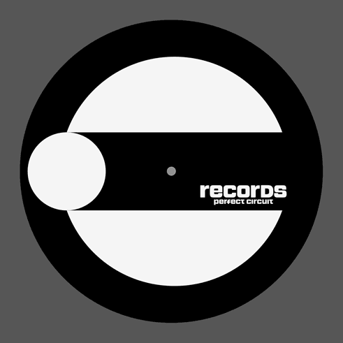 perfect circuit records logo slipmat