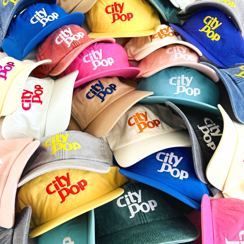 City Pop logotype Merchandise Hats