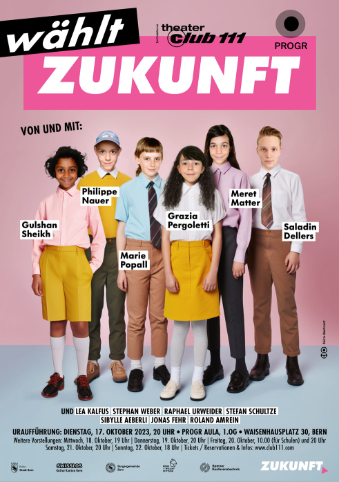 zukunft Theater Club 111 poster & flyer