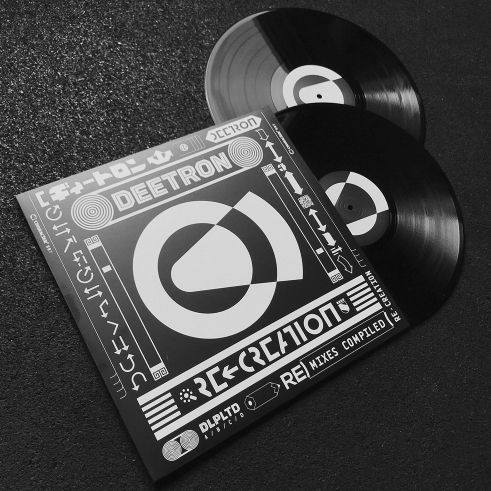 Deetron Re-Creation Remixes Compiled vinyl album sleeve