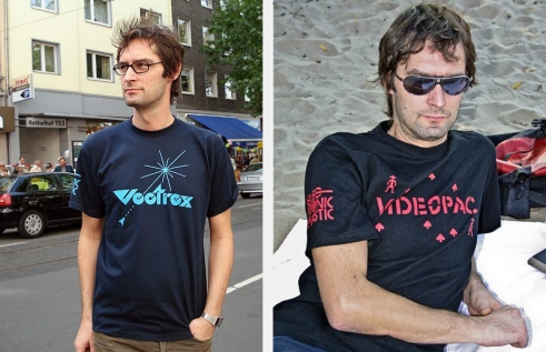 Jaro Gielens with Electronic Plastic T-Shirts