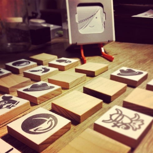 Icon Match memory game for Little Printer