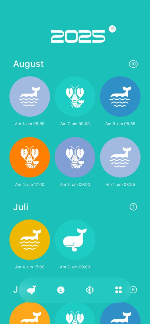 mAARE aare temperature & diary iPhone app