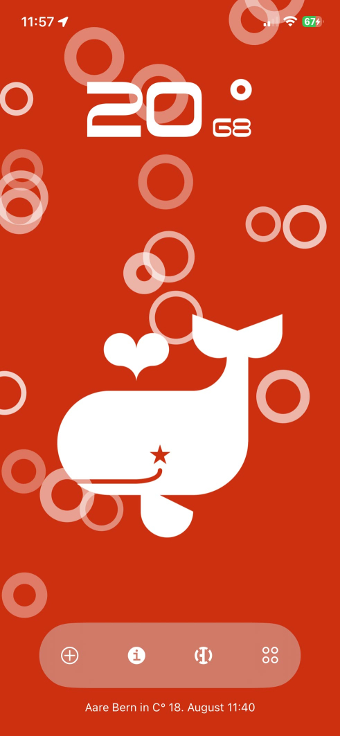 mAARE aare temperature & diary iPhone app