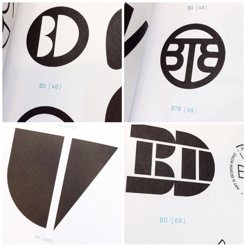 Monogram Logo book samples