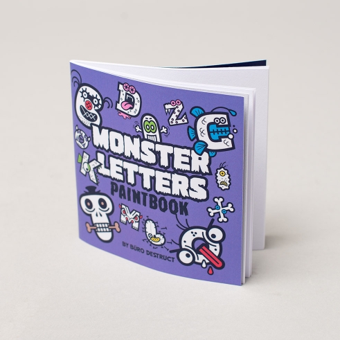 Monster Letters paintobook