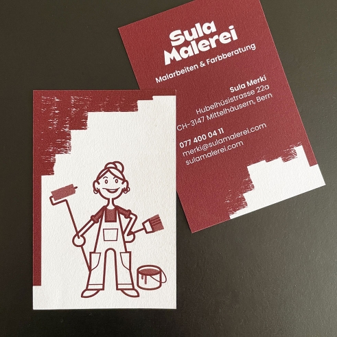 Sula Malerei business cards