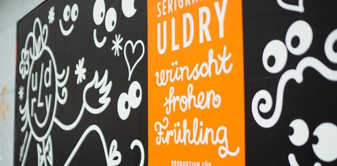 Serigraphie Uldry F12 poster