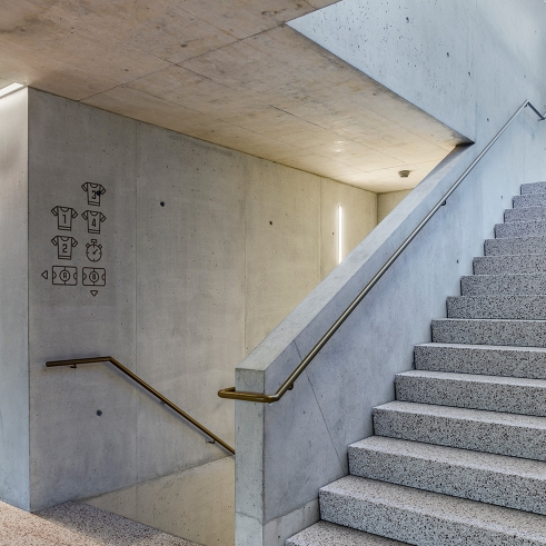 Signage Turnhalle Bitzius