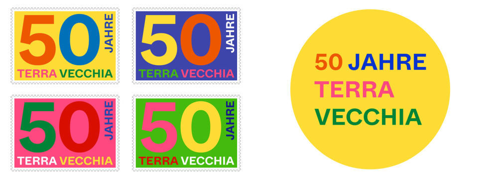 50 Jahre Terra Vecchia stamps and sticker