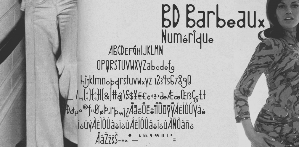 BD Barbeaux Numérique Font