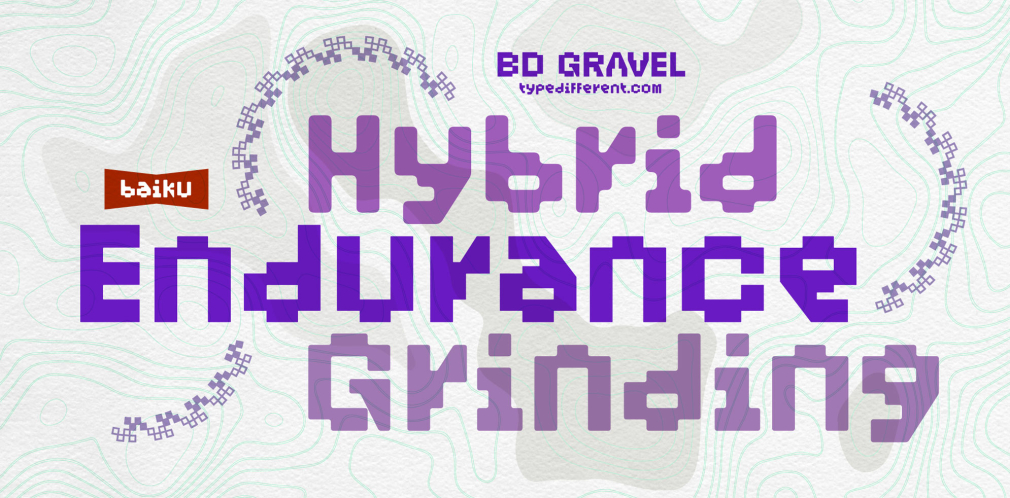 BD Gravel typeface