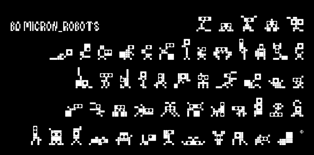 BD MicronRobots (variable font)