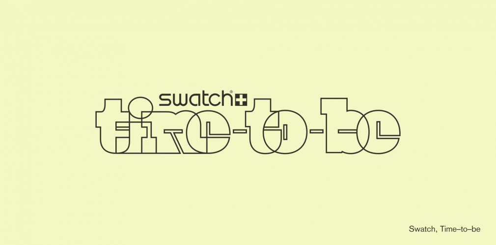 Swatch time to be logotype
