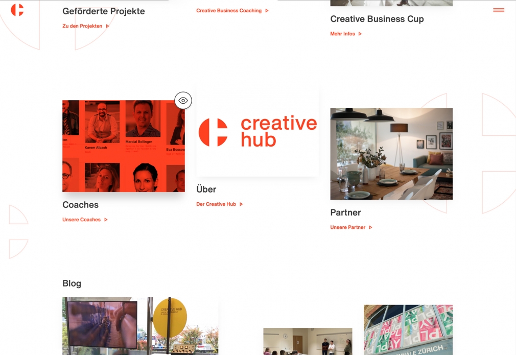 Creative Hub website