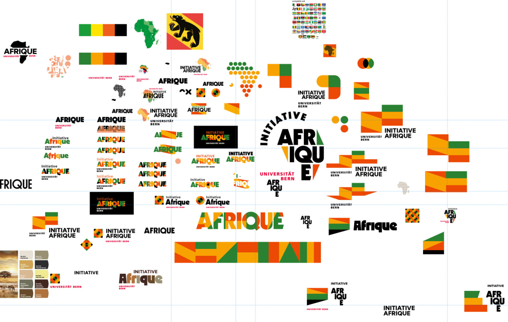 Initiative Afrique logotype sektches