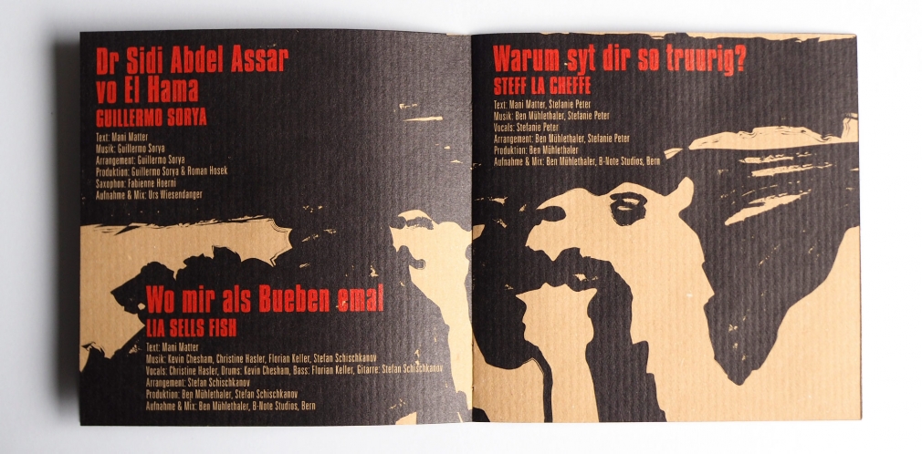 Mani Matter Tribute Und so blybt no sys Lied CD booklet spread