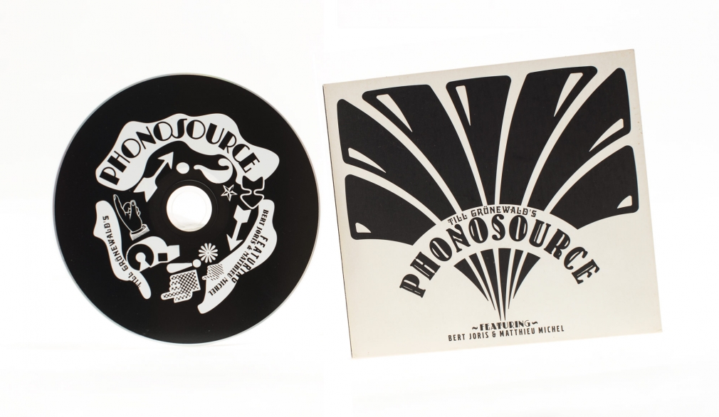 Phonosource CD album sleeve and label