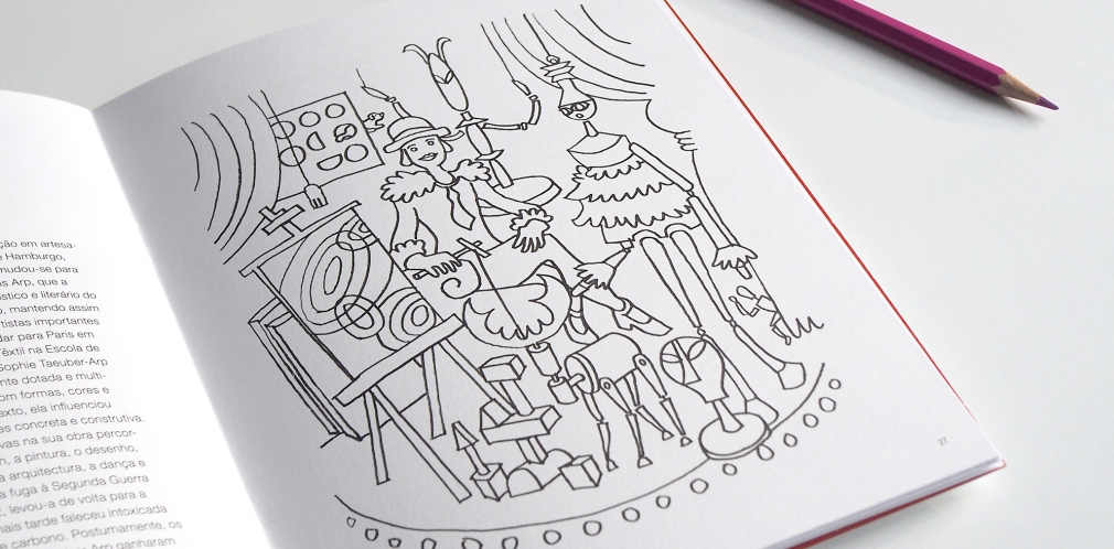 Swiss Coloring Book spread